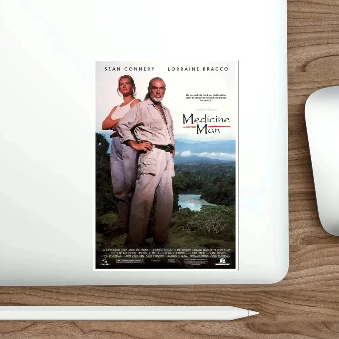 Medicine Man 1992 Movie Poster STICKER Vinyl Die-Cut Decal - The Sticker Space