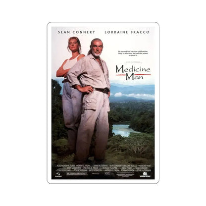 Medicine Man 1992 Movie Poster - STICKER Vinyl Kiss-Cut Decal 6 Inch White - The Sticker Space