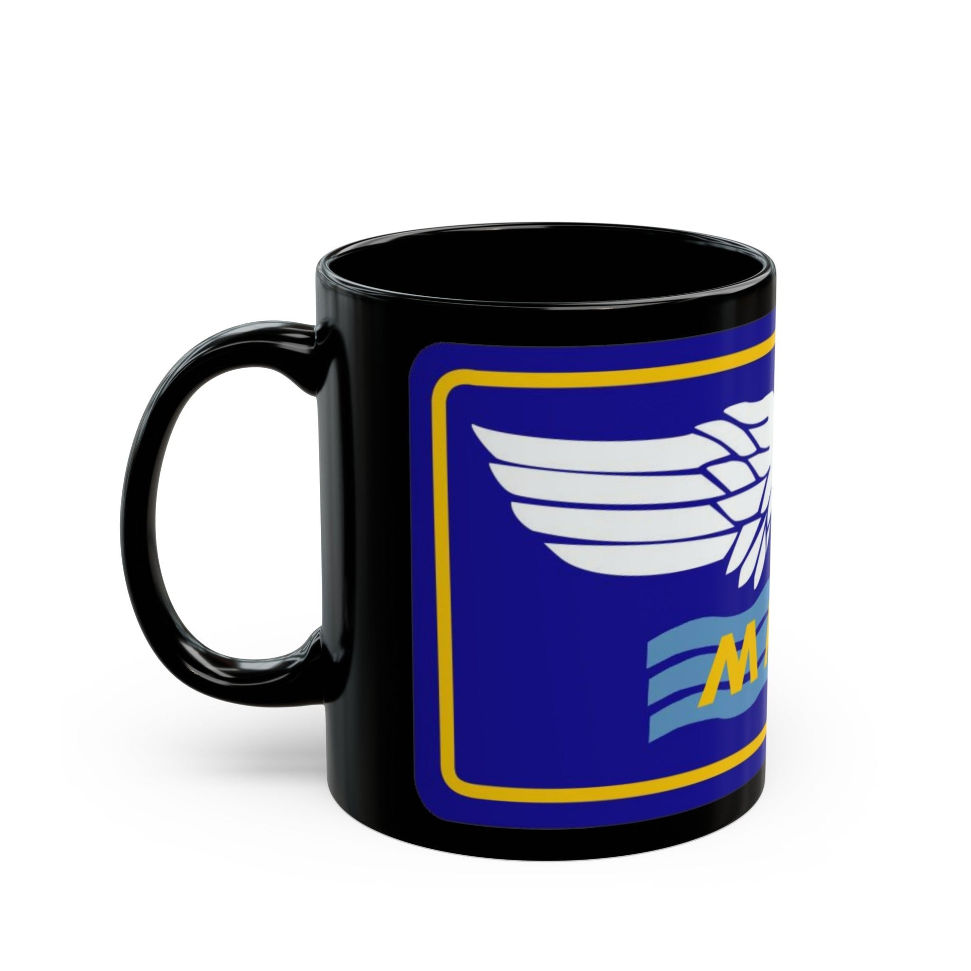 Mediterranean Allied Air Forces (U.S. Army) Black Coffee Mug-The Sticker Space