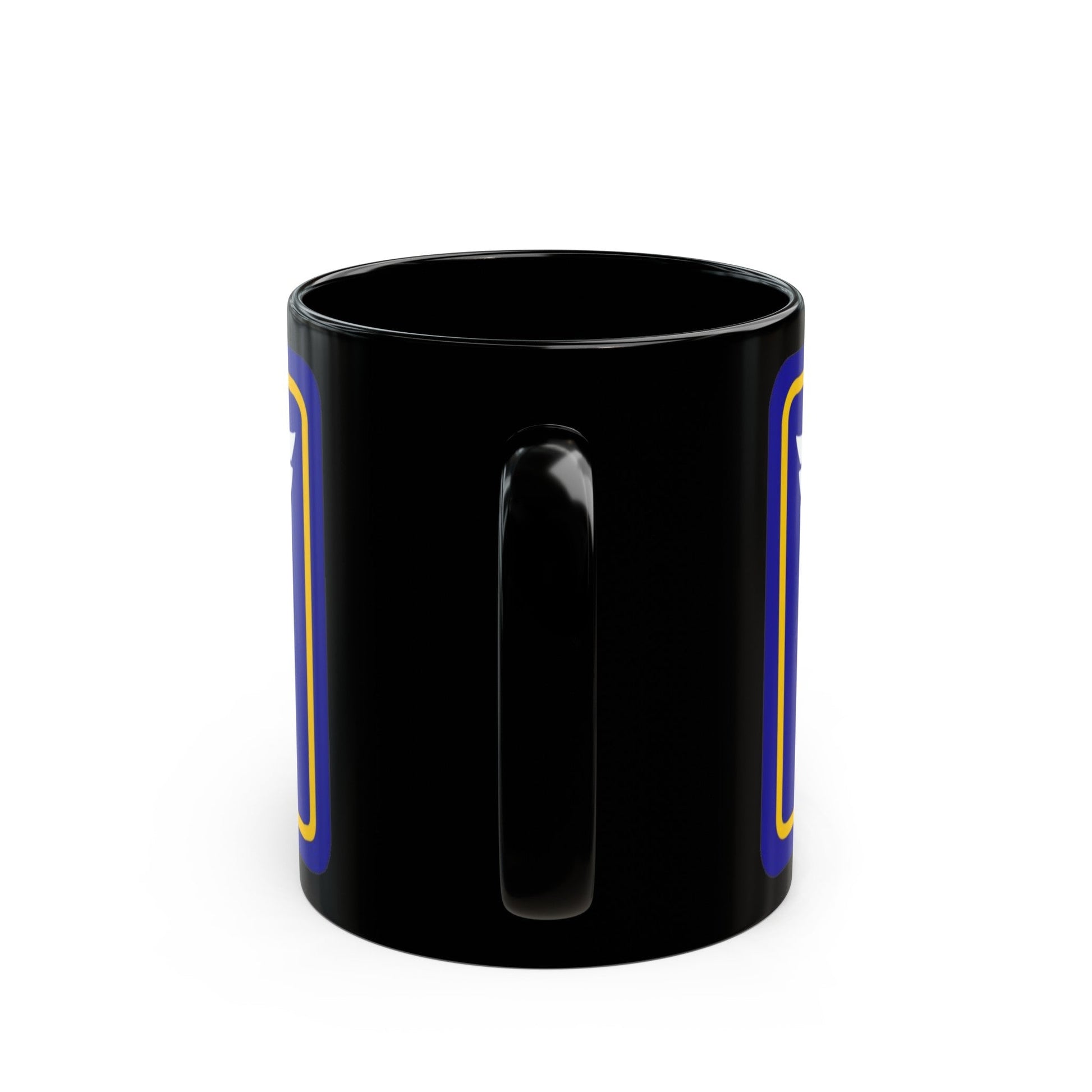 Mediterranean Allied Air Forces (U.S. Army) Black Coffee Mug-The Sticker Space