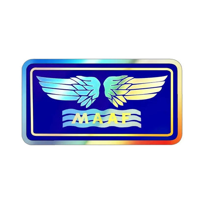 Mediterranean Allied Air Forces (U.S. Army) Holographic STICKER Die-Cut Vinyl Decal - The Sticker Space