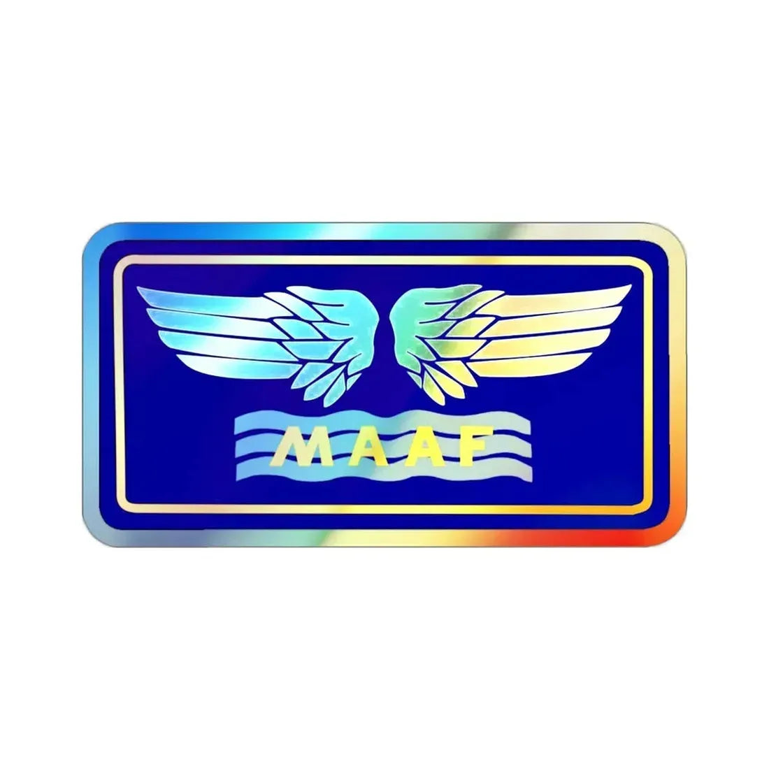 Mediterranean Allied Air Forces (U.S. Army) Holographic STICKER Die-Cut Vinyl Decal - The Sticker Space