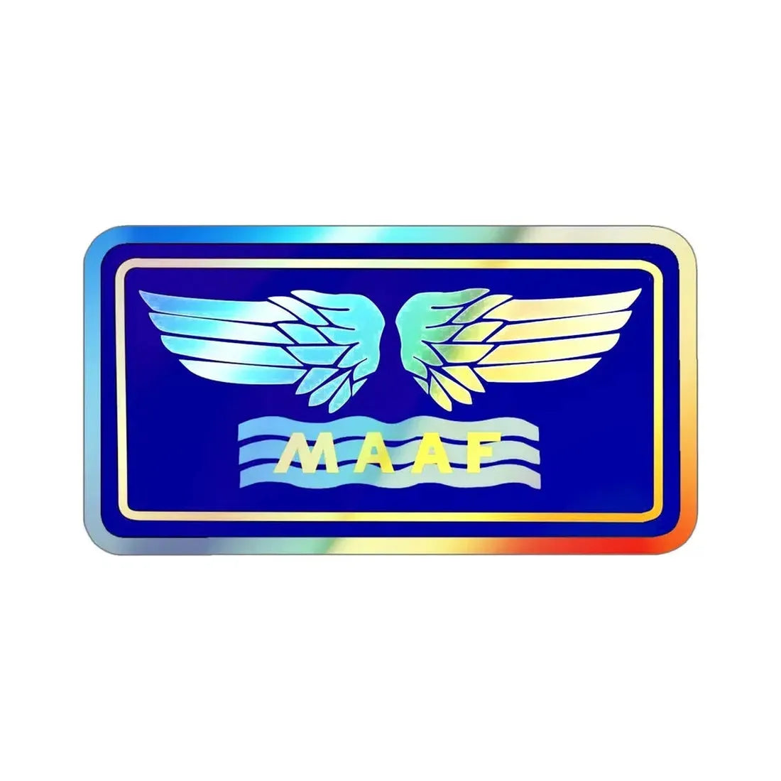 Mediterranean Allied Air Forces (U.S. Army) Holographic STICKER Die-Cut Vinyl Decal - The Sticker Space