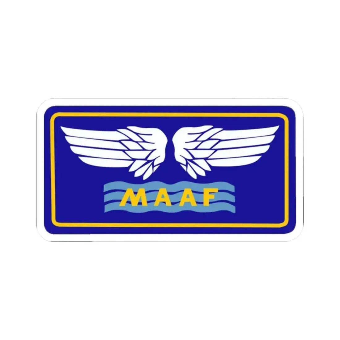 Mediterranean Allied Air Forces (U.S. Army) STICKER Vinyl Kiss-Cut Decal 2 Inch White - The Sticker Space