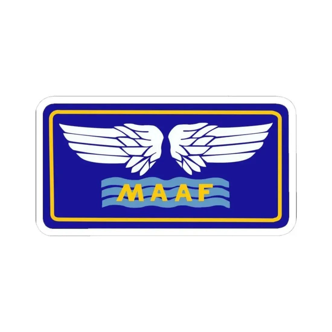 Mediterranean Allied Air Forces (U.S. Army) STICKER Vinyl Kiss-Cut Decal 3 Inch White - The Sticker Space