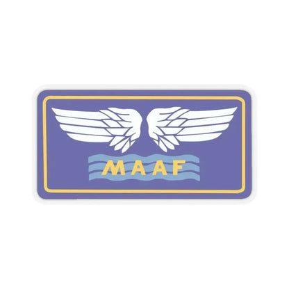 Mediterranean Allied Air Forces (U.S. Army) STICKER Vinyl Kiss-Cut Decal 4 Inch Transparent - The Sticker Space