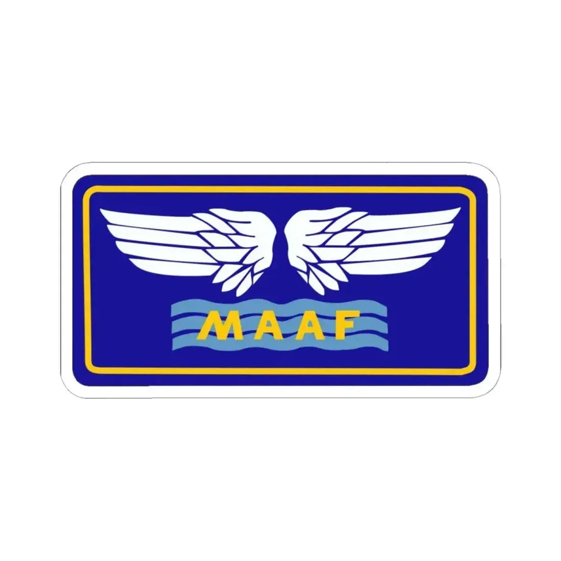 Mediterranean Allied Air Forces (U.S. Army) STICKER Vinyl Kiss-Cut Decal 6 Inch White - The Sticker Space