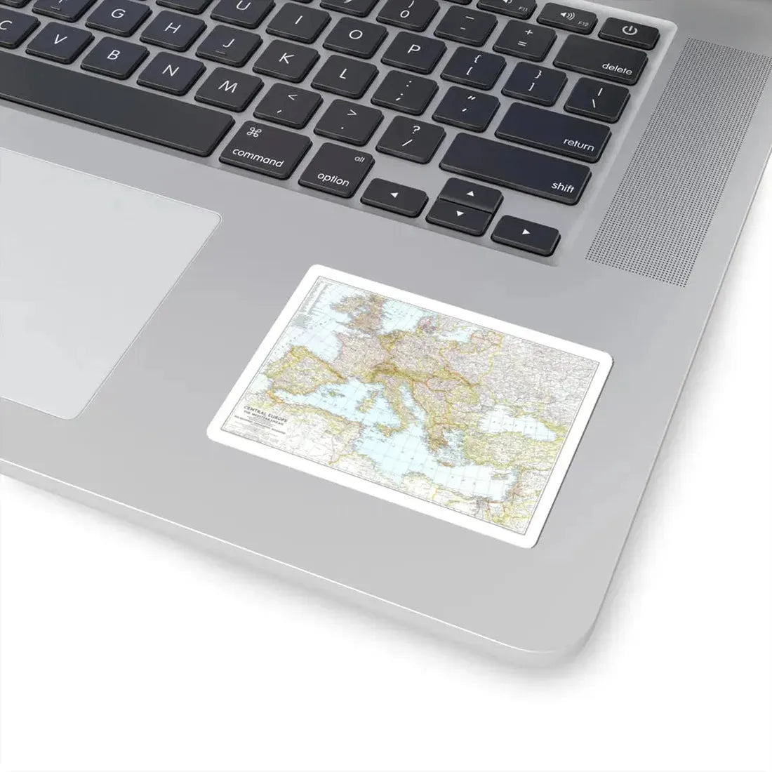 Mediterranean as of September 1 (1939) (Map) STICKER Vinyl Kiss-Cut Decal - The Sticker Space