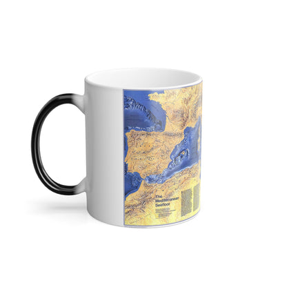 Mediterranean Seafloor (1982) (Map) Color Changing Mug 11oz-11oz-The Sticker Space