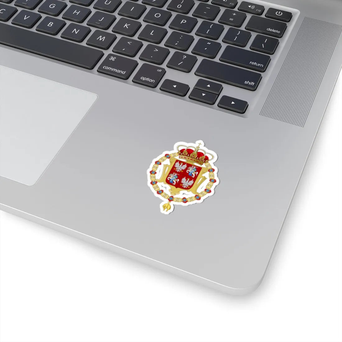 Medium coa of plc under jagiellon (Lithuania) (Coat of Arms) STICKER Vinyl Kiss-Cut Decal - The Sticker Space