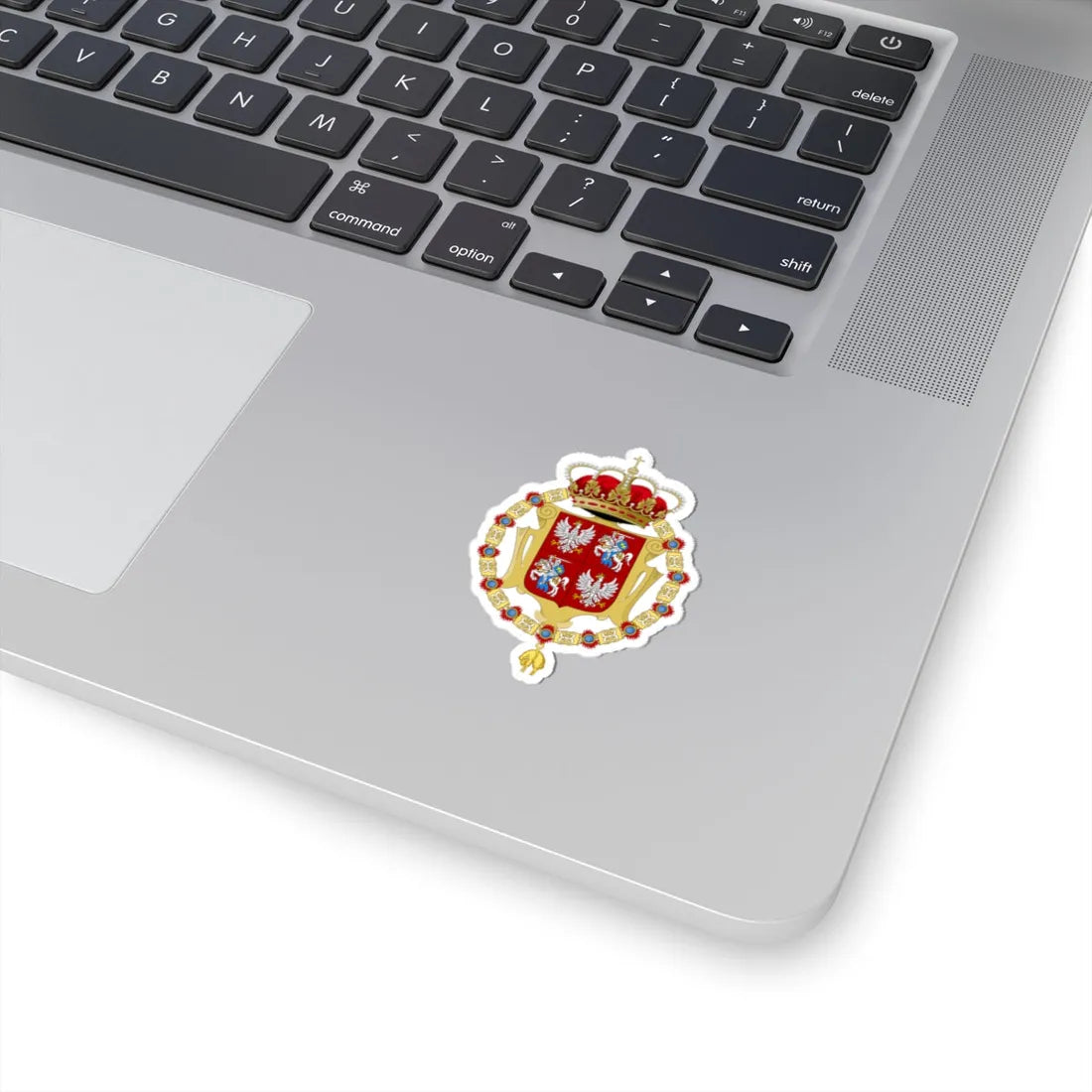 Medium coa of plc under jagiellon ver 2 (Lithuania) (Coat of Arms) STICKER Vinyl Kiss-Cut Decal - The Sticker Space