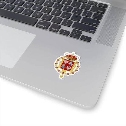 Medium coa of plc under jagiellon ver 2 (Lithuania) (Coat of Arms) STICKER Vinyl Kiss-Cut Decal - The Sticker Space