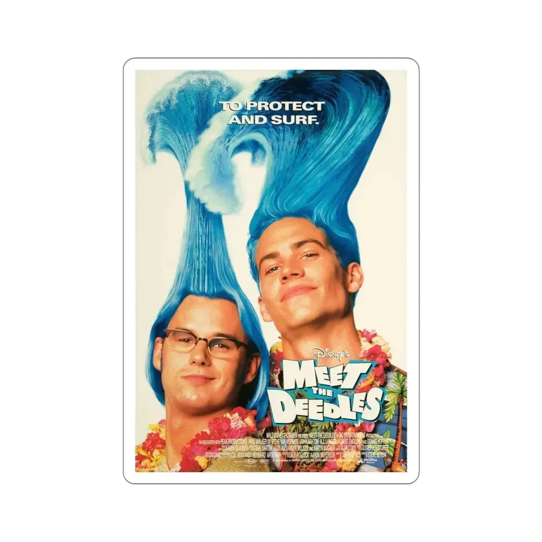 Meet the Deedles 1998 Movie Poster STICKER Vinyl Die-Cut Decal 4 Inch - The Sticker Space