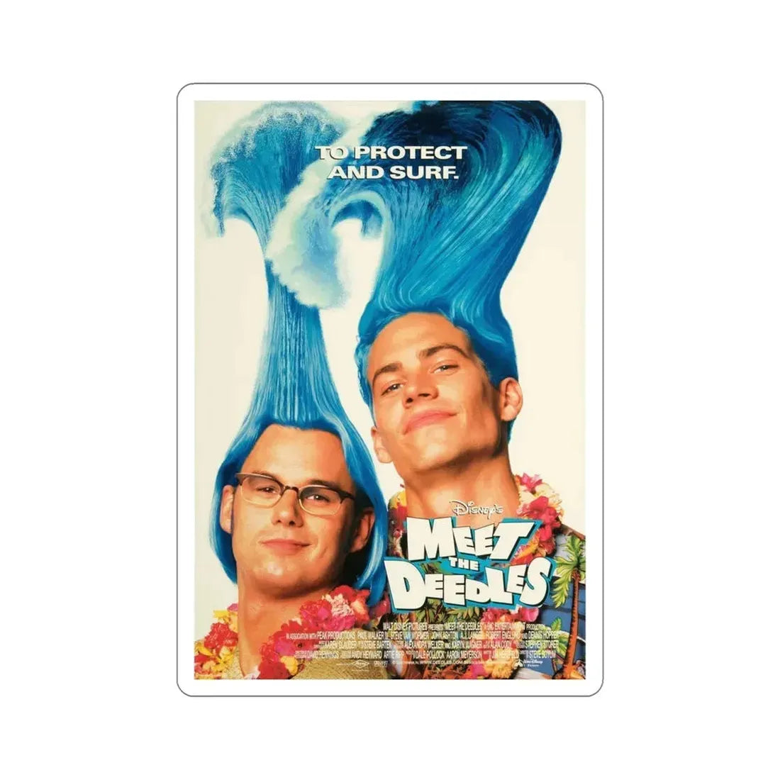 Meet the Deedles 1998 Movie Poster STICKER Vinyl Die-Cut Decal 5 Inch - The Sticker Space
