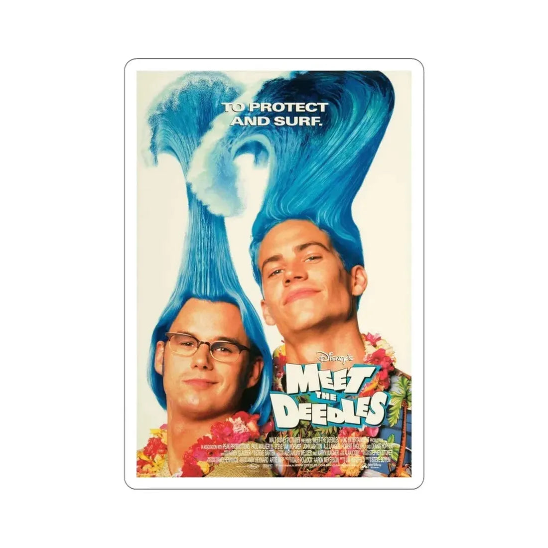 Meet the Deedles 1998 Movie Poster STICKER Vinyl Die-Cut Decal 6 Inch - The Sticker Space