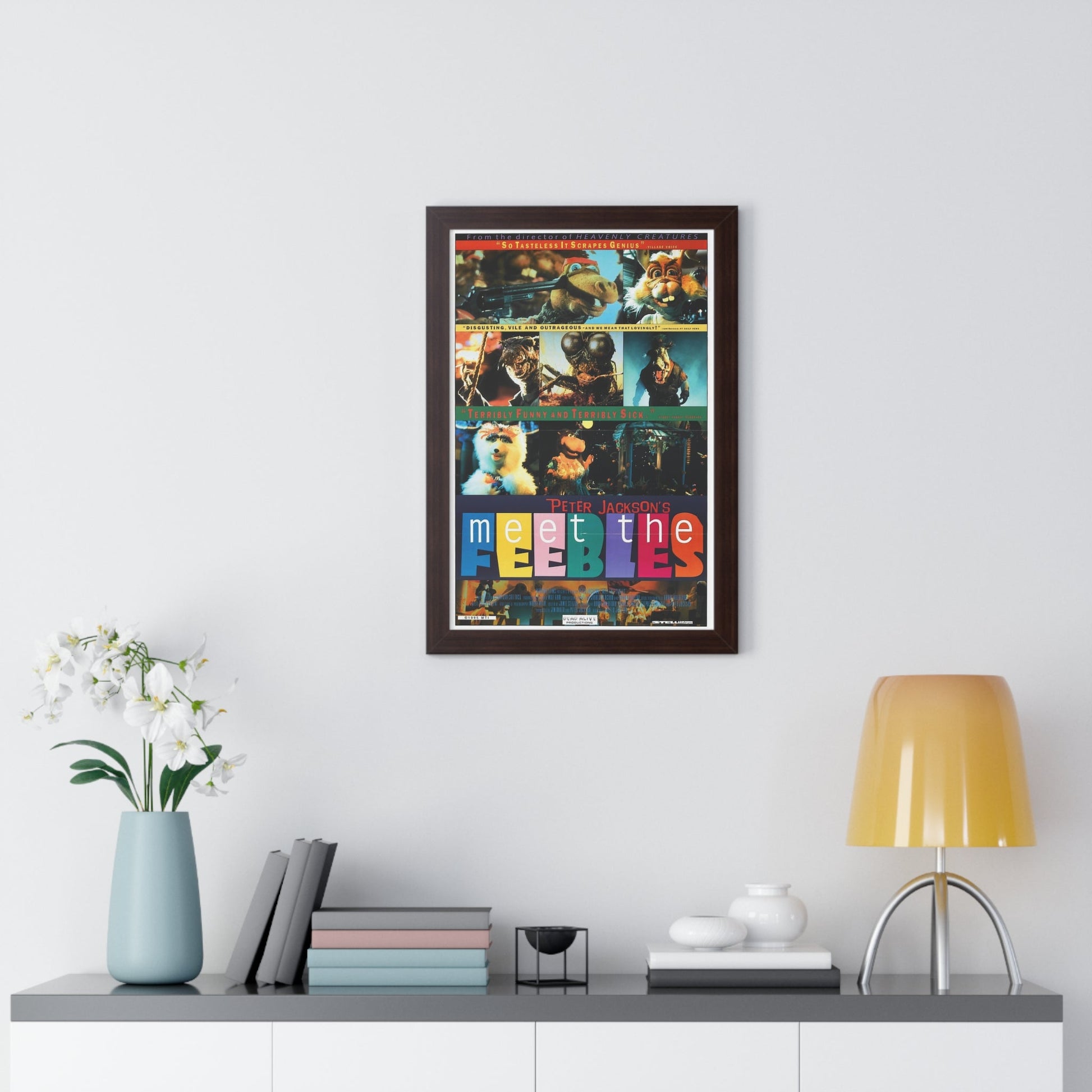 MEET THE FEEBLES 1989 - Framed Movie Poster-The Sticker Space