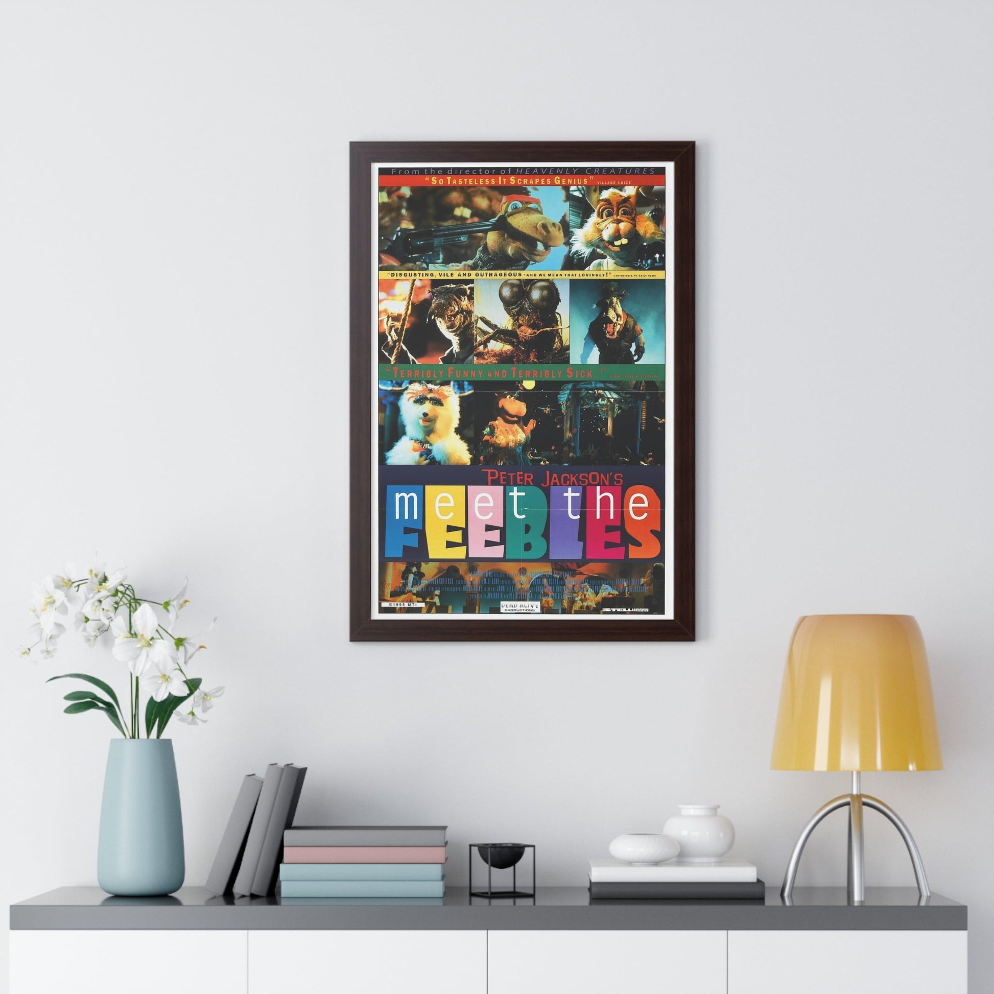 MEET THE FEEBLES 1989 - Framed Movie Poster-The Sticker Space