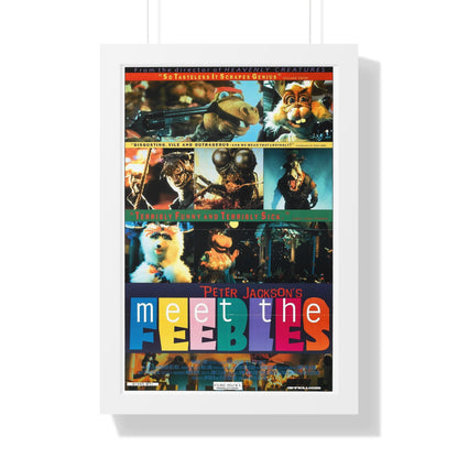 MEET THE FEEBLES 1989 - Framed Movie Poster-16″ x 24″-The Sticker Space