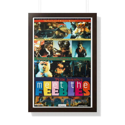 MEET THE FEEBLES 1989 - Framed Movie Poster - The Sticker Space