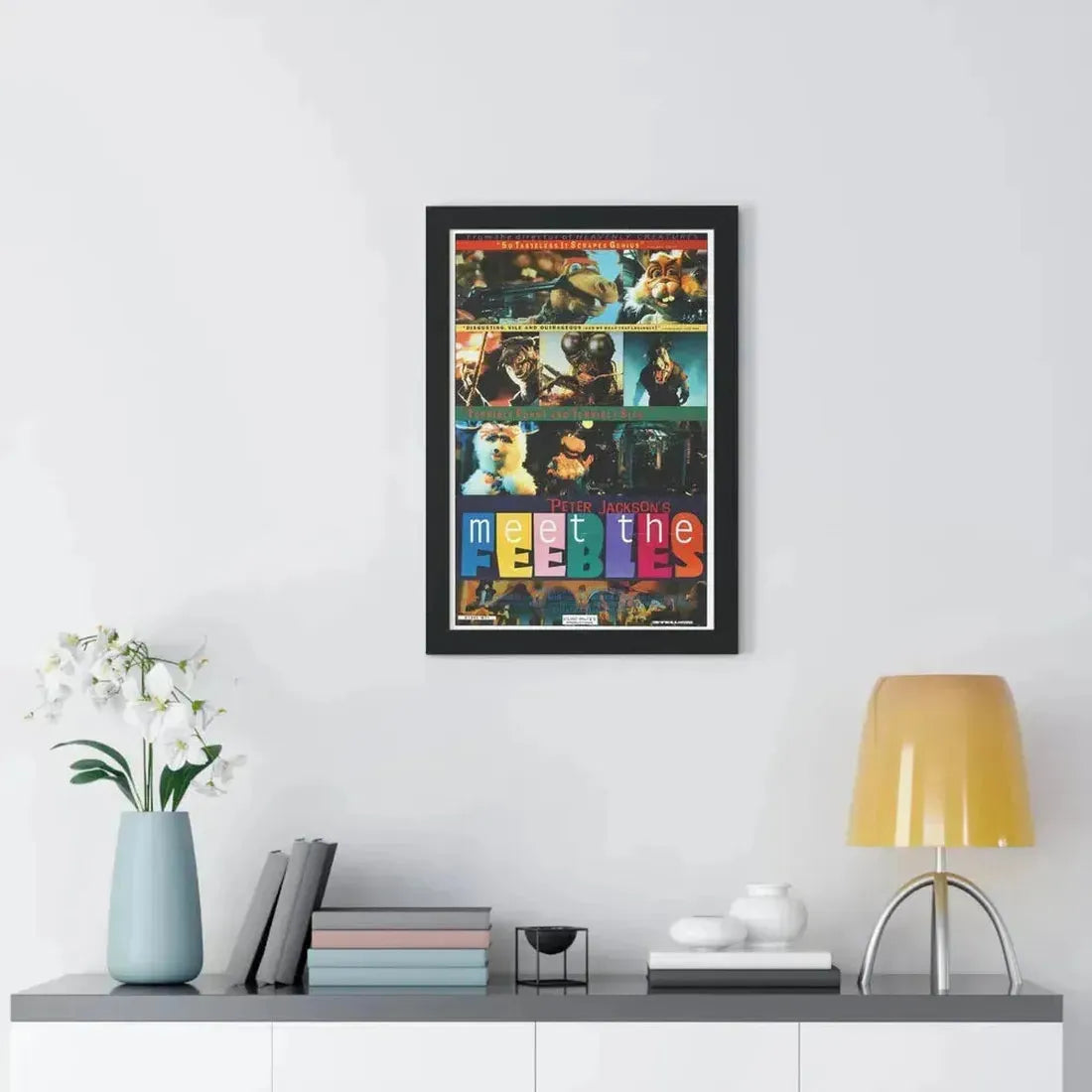 MEET THE FEEBLES 1989 - Framed Movie Poster - The Sticker Space