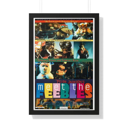 MEET THE FEEBLES 1989 - Framed Movie Poster - The Sticker Space