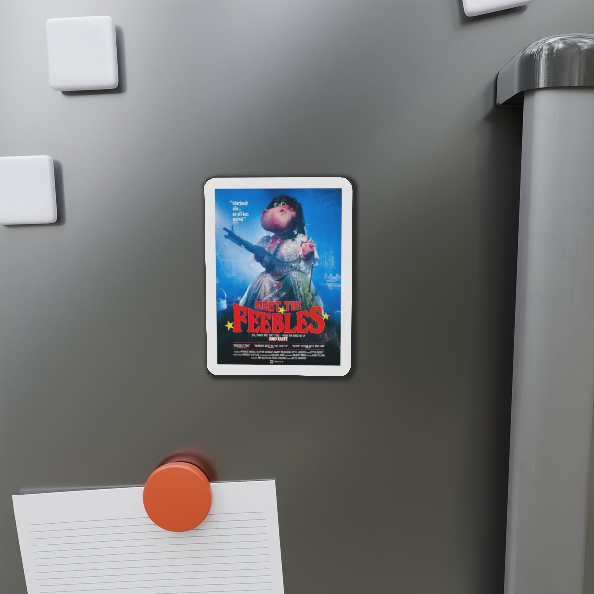 MEET THE FEEBLES (2) 1989 Movie Poster - Refrigerator Magnet-The Sticker Space