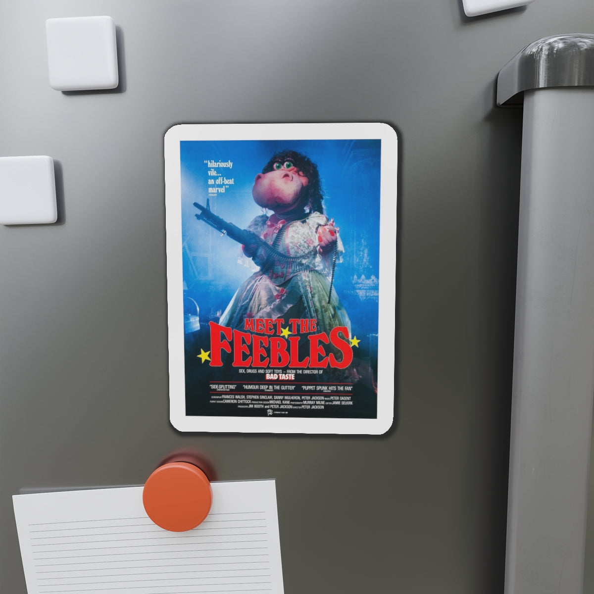 MEET THE FEEBLES (2) 1989 Movie Poster - Refrigerator Magnet-The Sticker Space