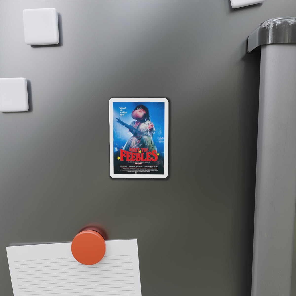 MEET THE FEEBLES (2) 1989 Movie Poster - Refrigerator Magnet-The Sticker Space