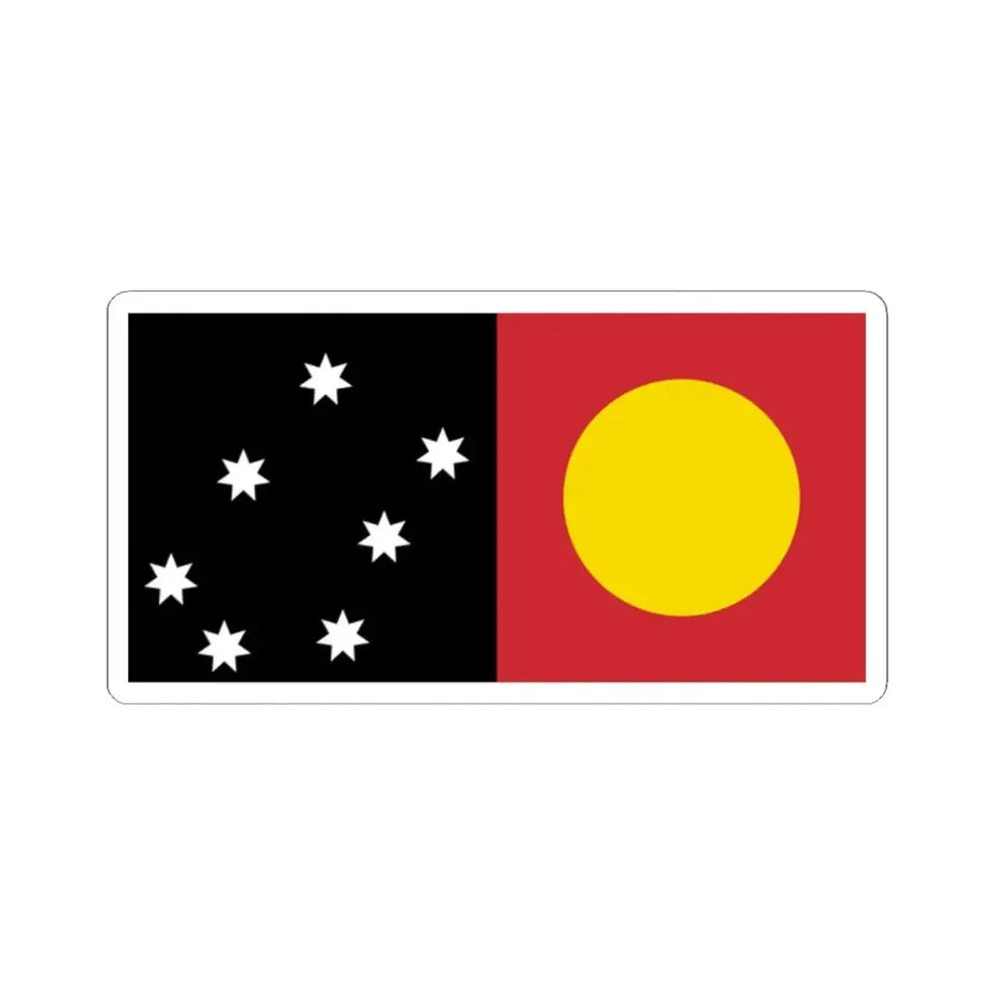 MeeWee Flag (Australia) STICKER Vinyl Kiss-Cut Decal 2 Inch White - The Sticker Space