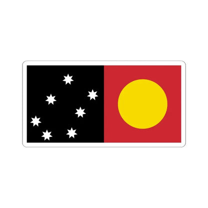 MeeWee Flag (Australia) STICKER Vinyl Kiss-Cut Decal 4 Inch White - The Sticker Space