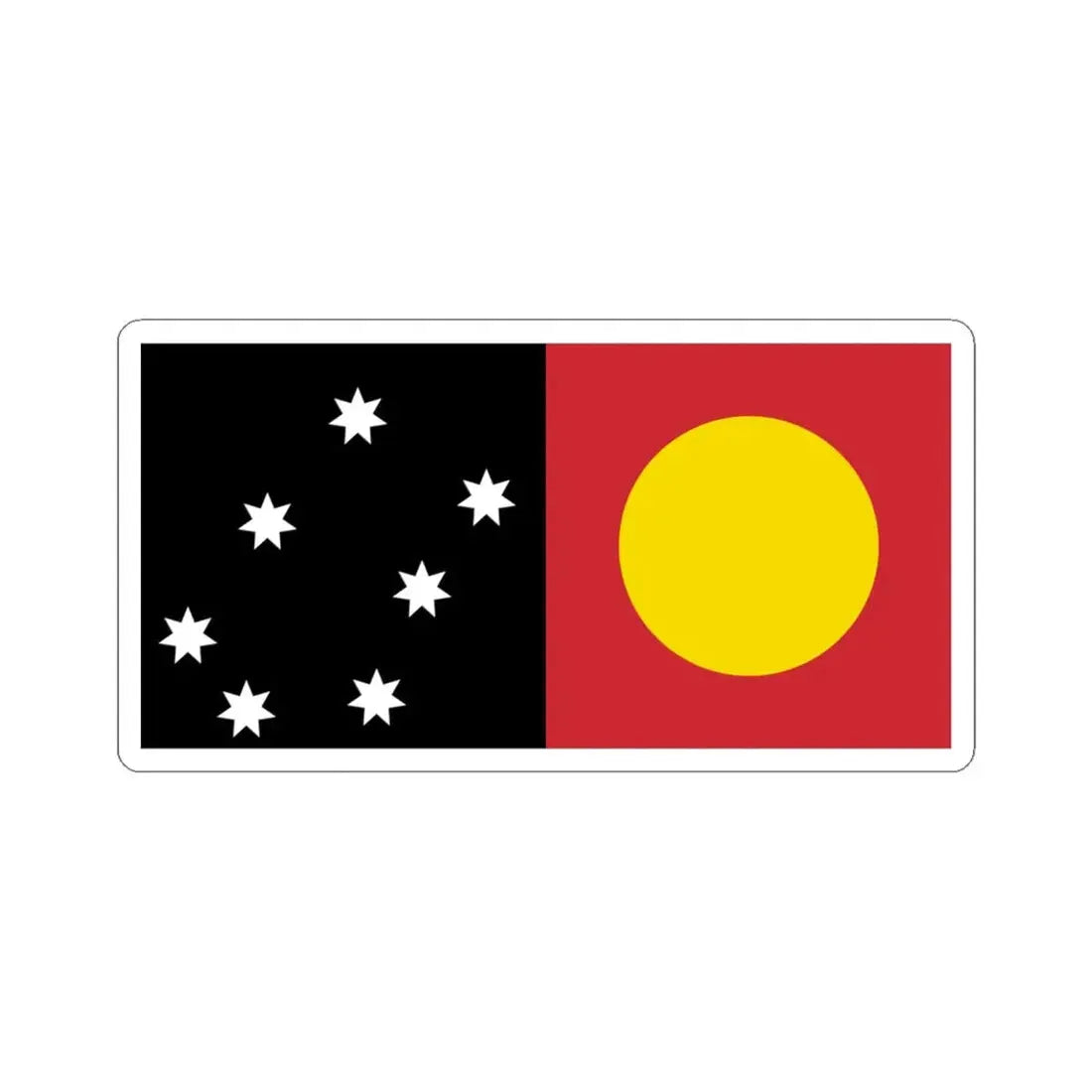 MeeWee Flag (Australia) STICKER Vinyl Kiss-Cut Decal 6 Inch White - The Sticker Space