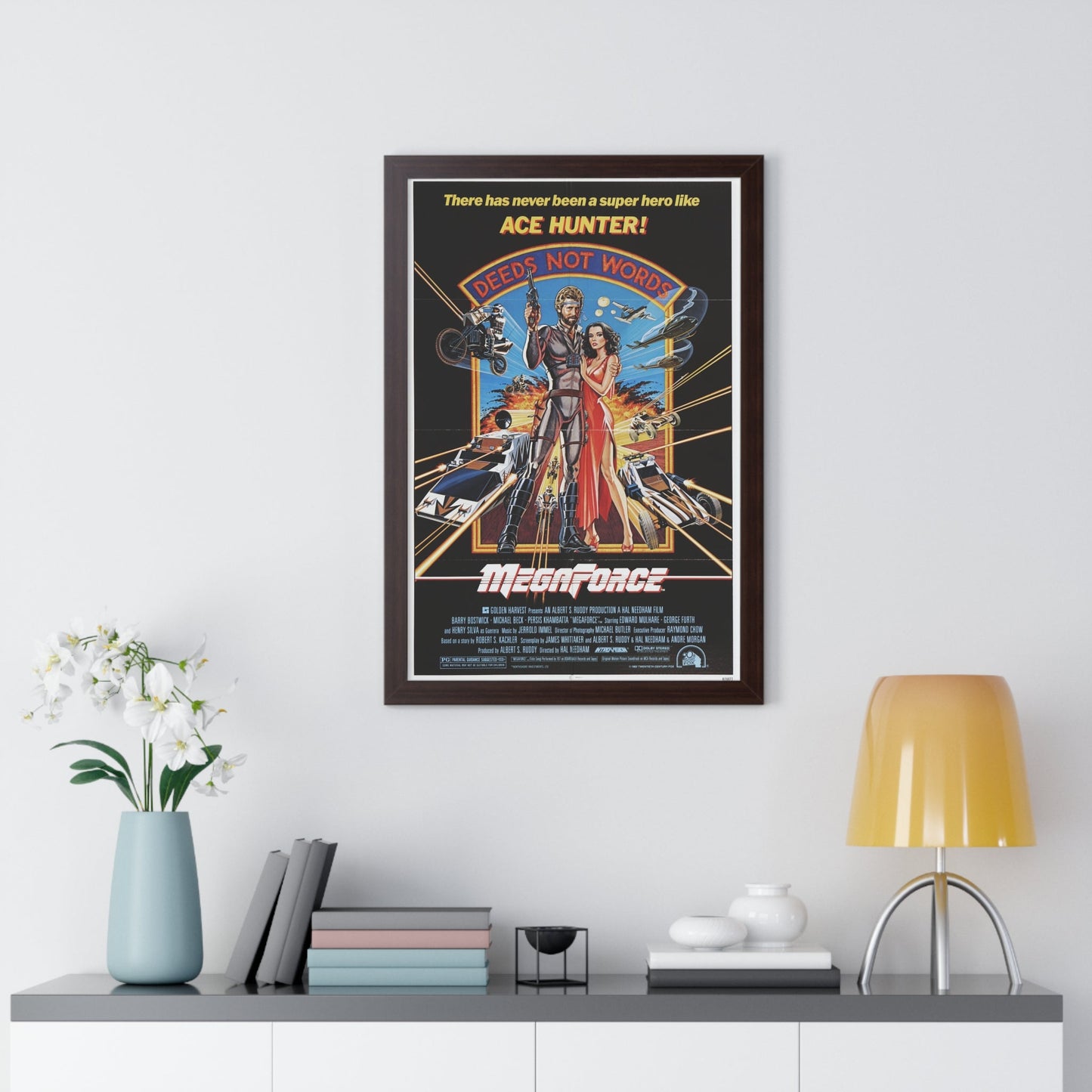 MEGAFORCE 1982 - Framed Movie Poster-The Sticker Space