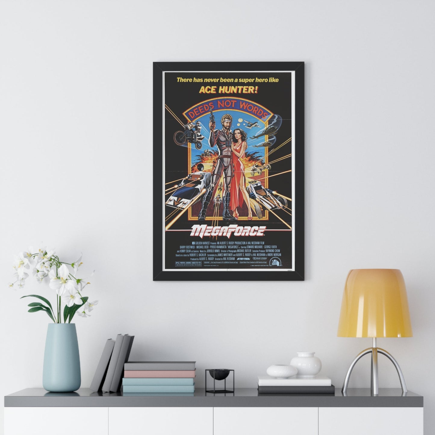 MEGAFORCE 1982 - Framed Movie Poster-The Sticker Space