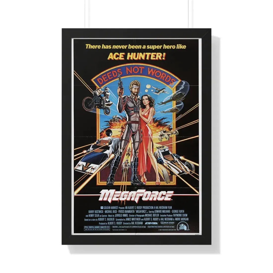 MEGAFORCE 1982 - Framed Movie Poster - The Sticker Space