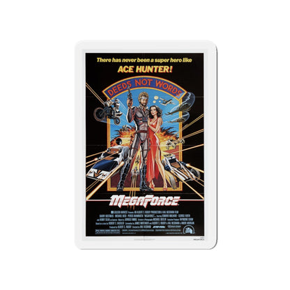 MEGAFORCE 1982 Movie Poster - Refrigerator Magnet-4" x 4"-The Sticker Space