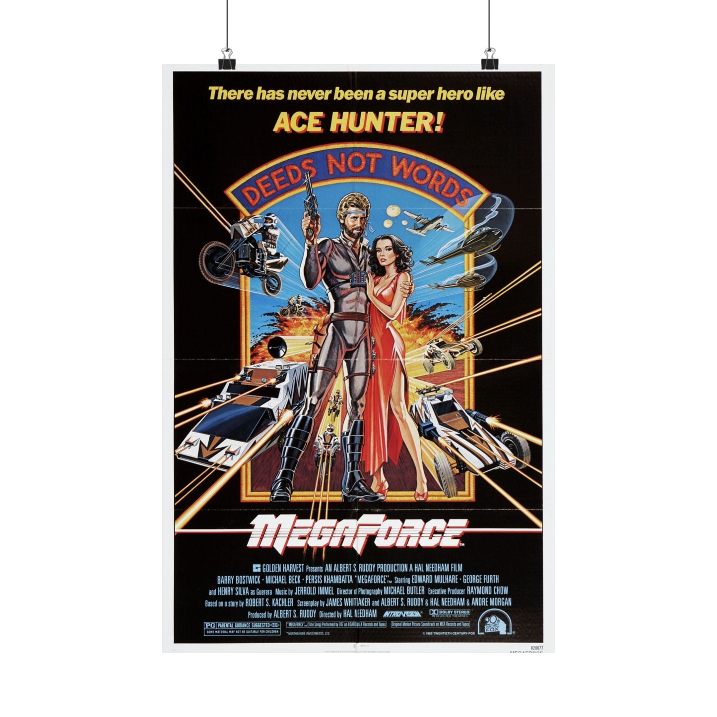 MEGAFORCE 1982 - Paper Movie Poster-16″ x 24″-The Sticker Space