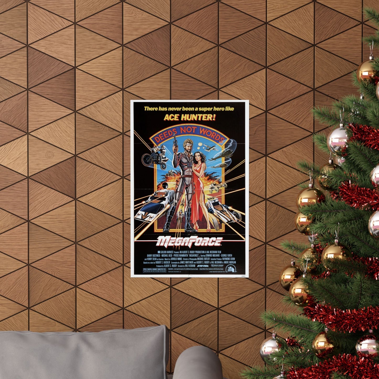 MEGAFORCE 1982 - Paper Movie Poster-The Sticker Space