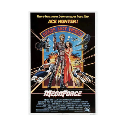 MEGAFORCE 1982 - Paper Movie Poster - The Sticker Space