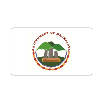 Meghalaya Flag (India) STICKER Vinyl Die-Cut Decal 4 Inch - The Sticker Space