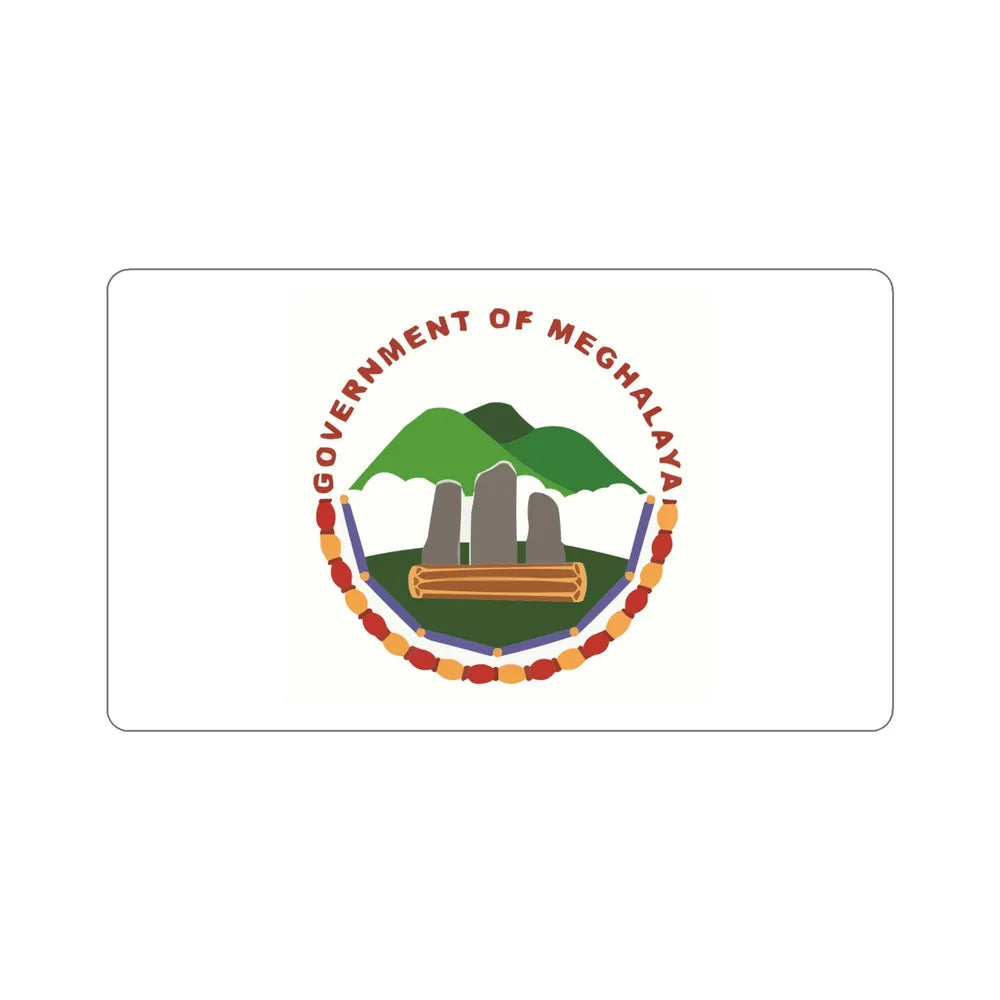 Meghalaya Flag (India) STICKER Vinyl Die-Cut Decal - The Sticker Space