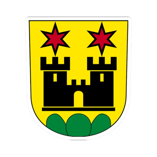 Meilen-blazon (Switzerland) (Coat of Arms) STICKER Vinyl Kiss-Cut Decal 2 Inch White - The Sticker Space