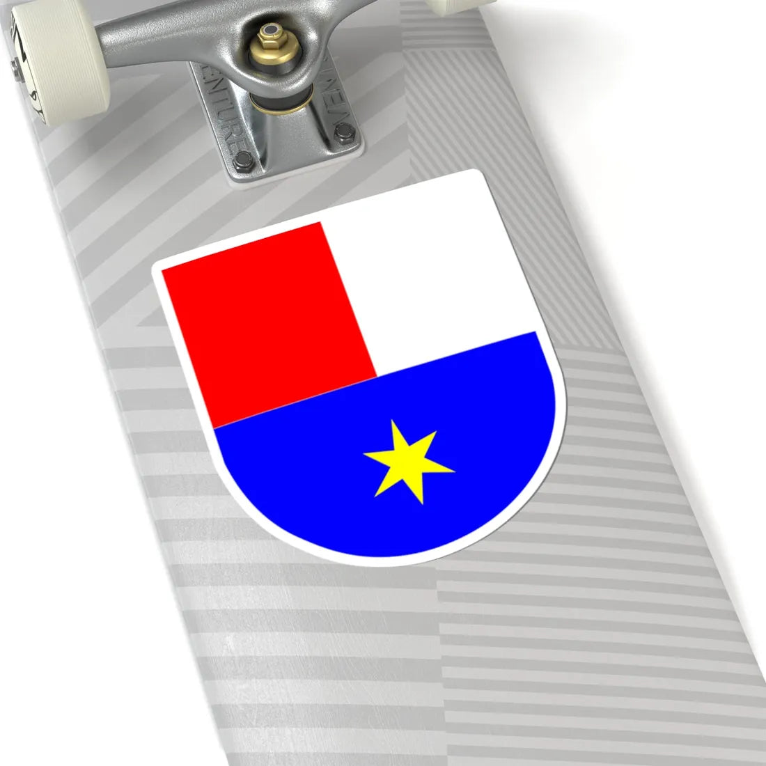 Međimurska županija grb (Croatia) (Coat of Arms) STICKER Vinyl Kiss-Cut Decal - The Sticker Space