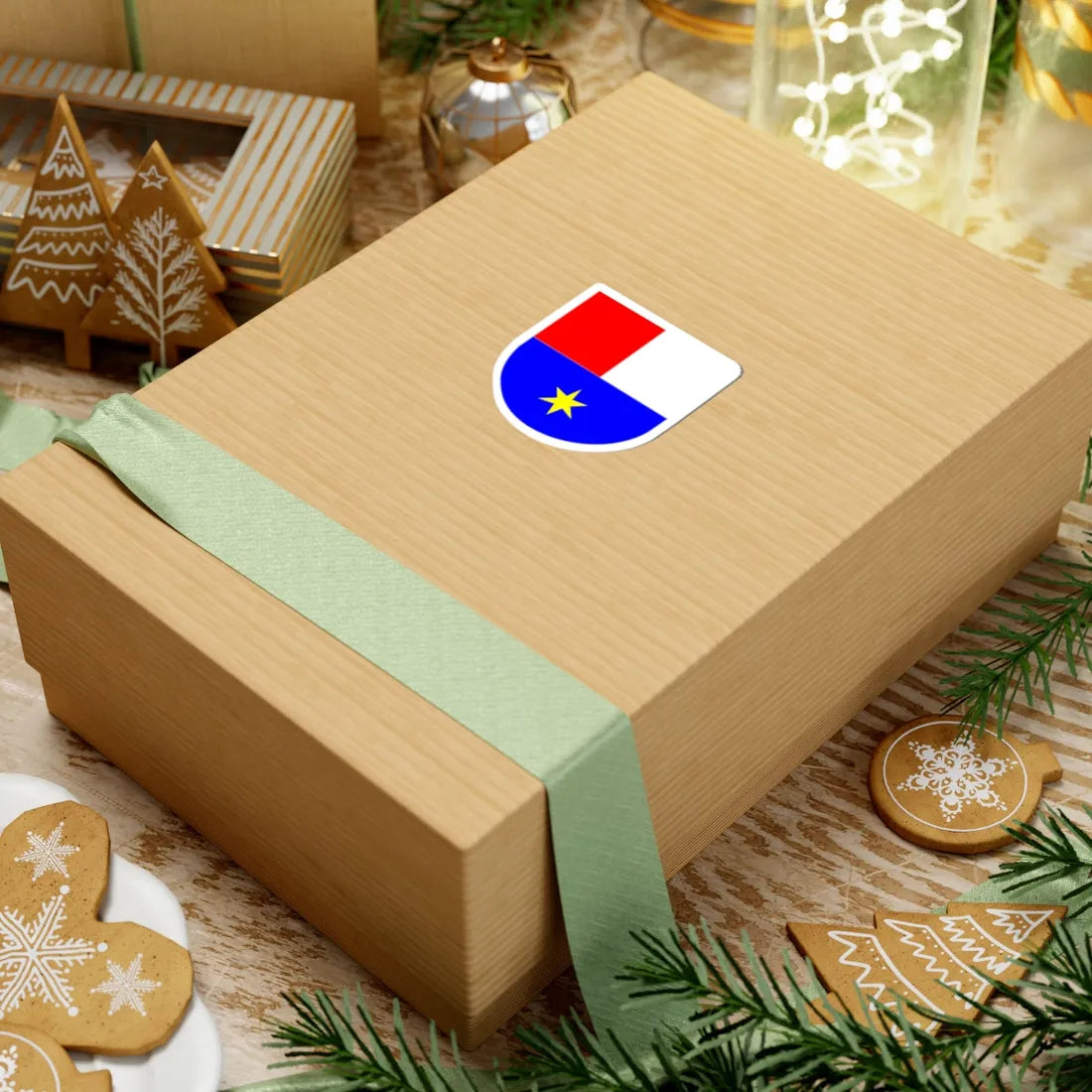 Međimurska županija grb (Croatia) (Coat of Arms) STICKER Vinyl Kiss-Cut Decal - The Sticker Space