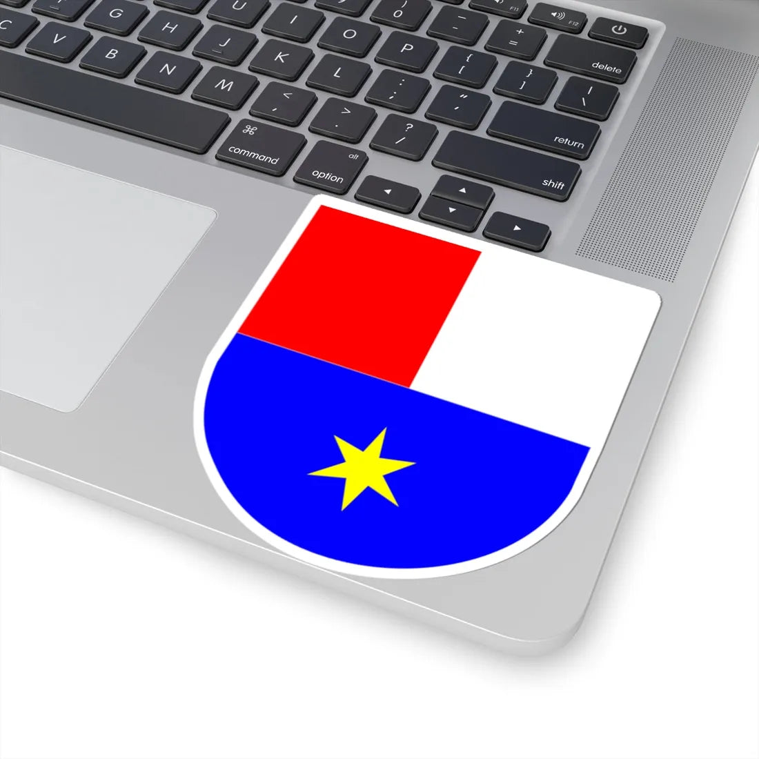 Međimurska županija grb (Croatia) (Coat of Arms) STICKER Vinyl Kiss-Cut Decal - The Sticker Space