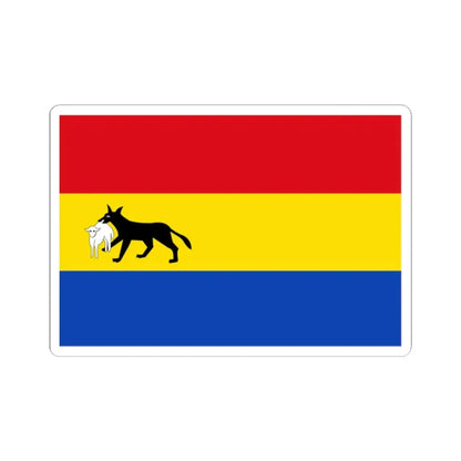 Meise vlag (Belgium) STICKER Vinyl Kiss-Cut Decal 2 Inch White - The Sticker Space