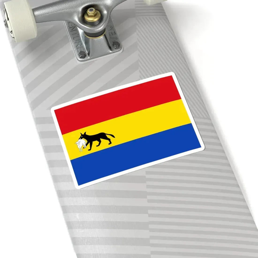 Meise vlag (Belgium) STICKER Vinyl Kiss-Cut Decal - The Sticker Space