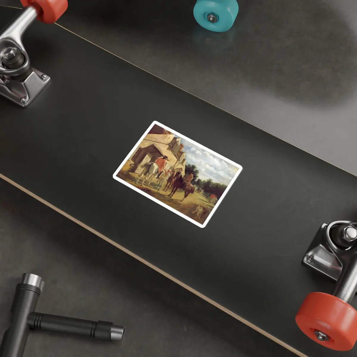 SKU:26406777744732914466 Sticker types:White Shape:Die-Cut Sizes:4" × 4"