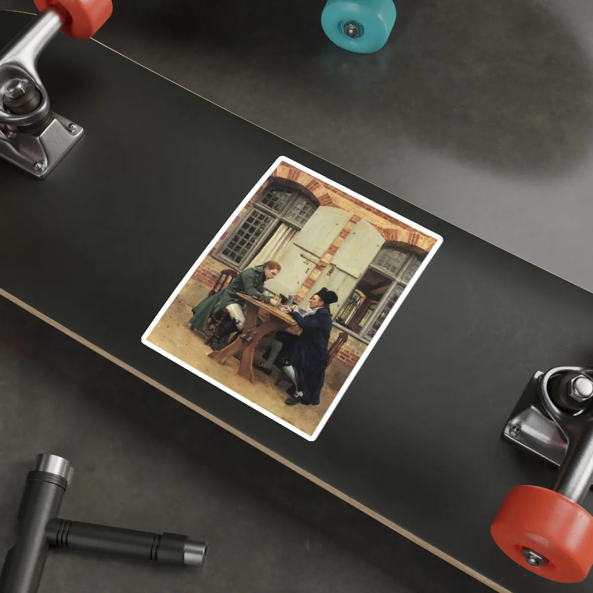 SKU:11285407289660681890 Sticker types:White Shape:Die-Cut Sizes:6" × 6"