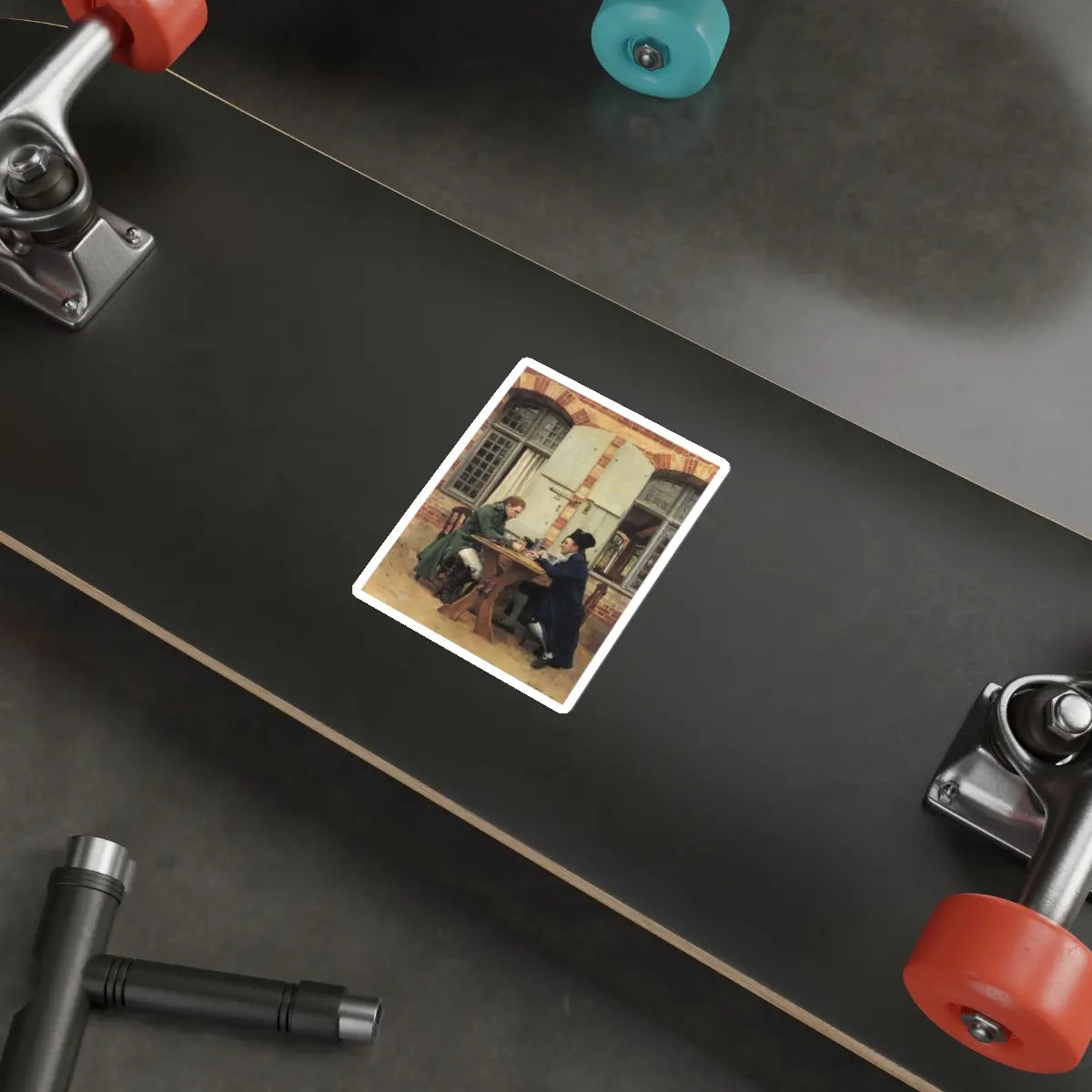 SKU:39202965628027717135 Sticker types:White Shape:Die-Cut Sizes:4" × 4"
