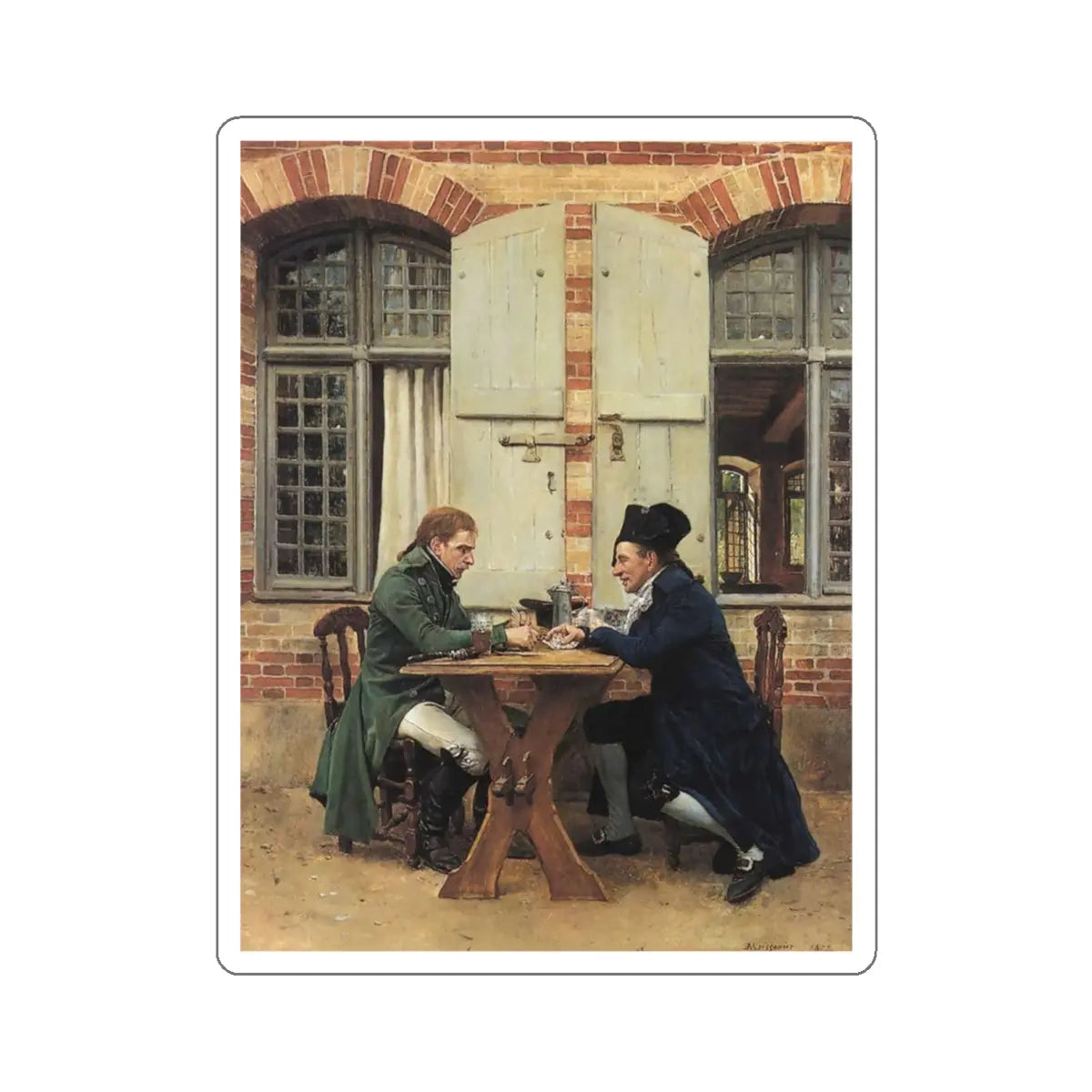SKU:39202965628027717135 Sticker types:White Shape:Die-Cut Sizes:4" × 4"